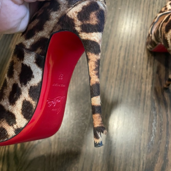 Christian Louboutin Leopard Heels - Picture 4 of 7